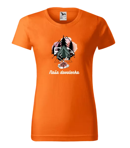 Dámske tričko Camp, naše dovolená - kopie