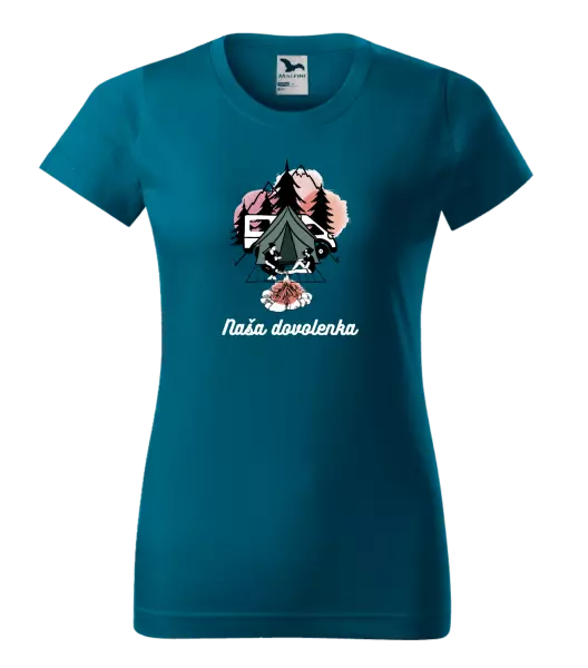 Dámske tričko Camp, naše dovolená - kopie