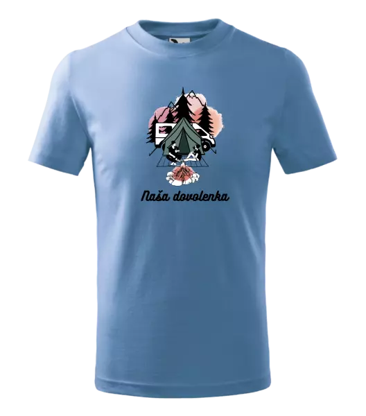 Detské tričko Camp, naše dovolená - kopie