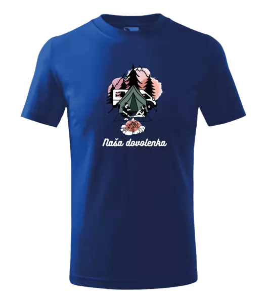 Detské tričko Camp, naše dovolená - kopie