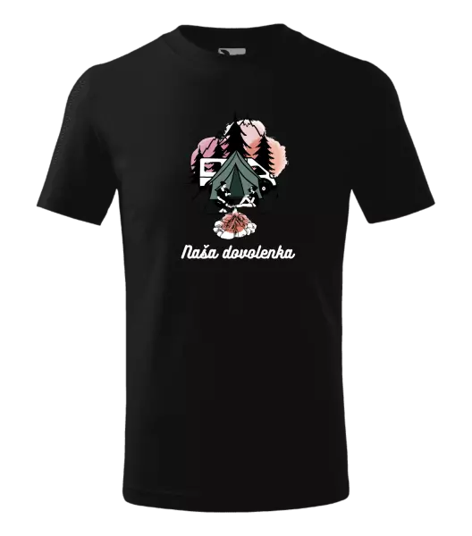 Detské tričko Camp, naše dovolená - kopie