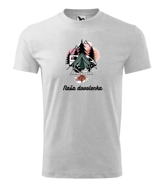 Detské tričko Camp, naše dovolená - kopie