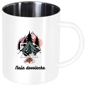 Nerezový hrnček Camp, naše dovolená - kopie