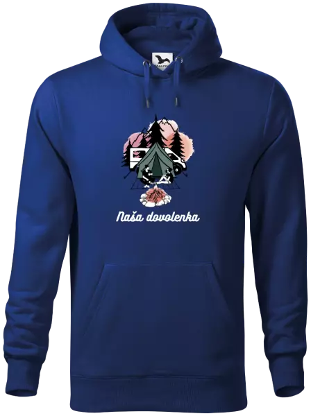 Pánska mikina Camp, naše dovolená - kopie