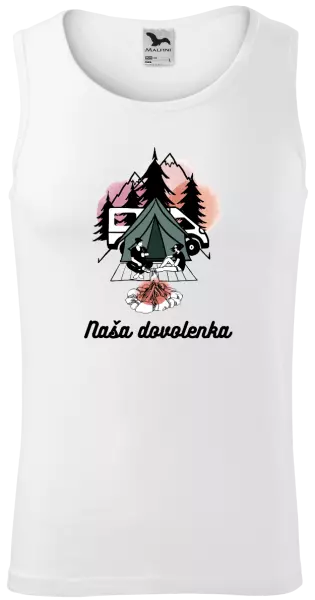 Pánske tielko Camp, naše dovolená - kopie