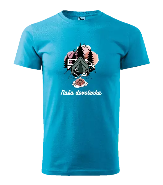 Pánske tričko Camp, naše dovolená - kopie