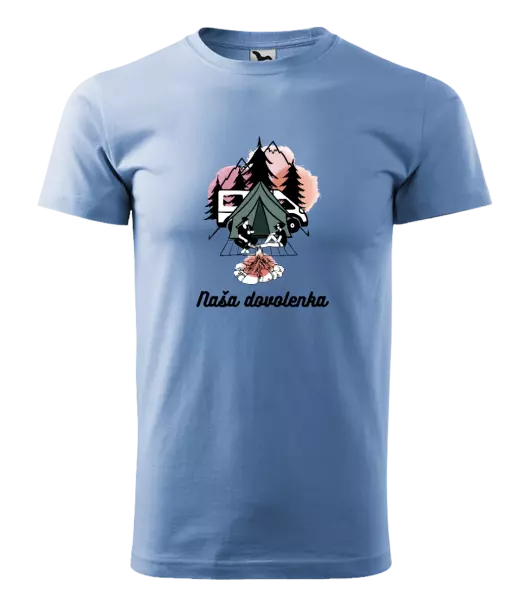 Pánske tričko Camp, naše dovolená - kopie