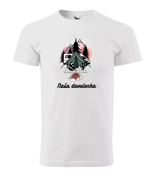 Pánske tričko Camp, naše dovolená - kopie