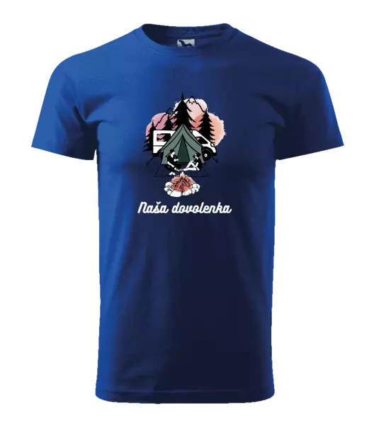 Pánske tričko Camp, naše dovolená - kopie