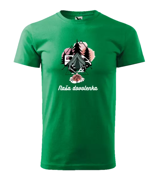 Pánske tričko Camp, naše dovolená - kopie