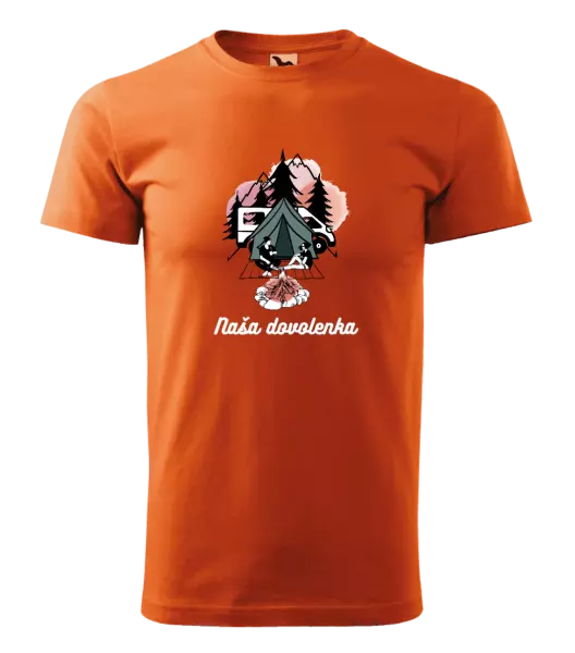 Pánske tričko Camp, naše dovolená - kopie