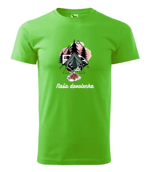 Pánske tričko Camp, naše dovolená - kopie