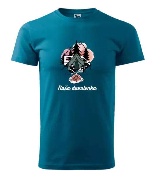 Pánske tričko Camp, naše dovolená - kopie