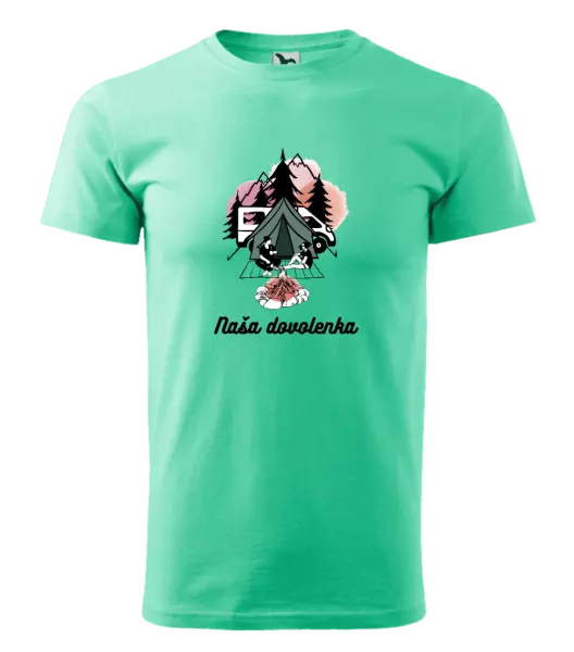 Pánske tričko Camp, naše dovolená - kopie