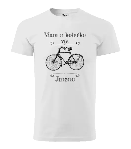Pánské tričko Mám o kolečko víc se jménem