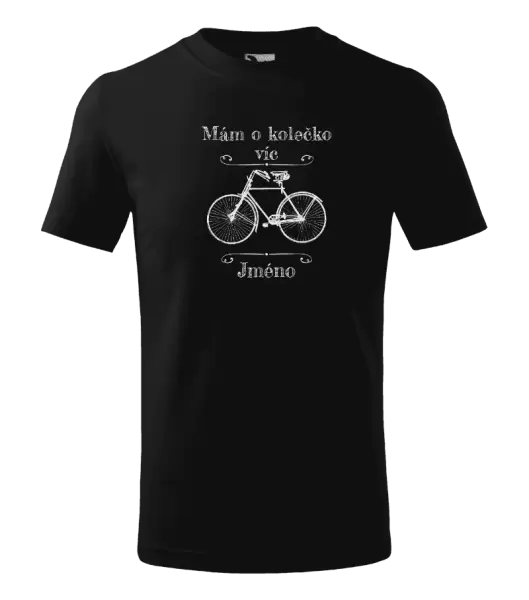 Dětské tričko Mám o kolečko víc se jménem