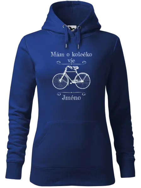 Dámská mikina Mám o kolečko víc se jménem