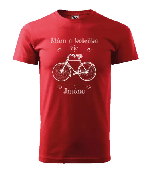 Pánské tričko Mám o kolečko víc se jménem