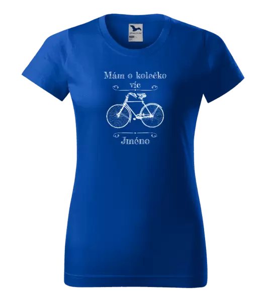 Dámské tričko Mám o kolečko víc se jménem