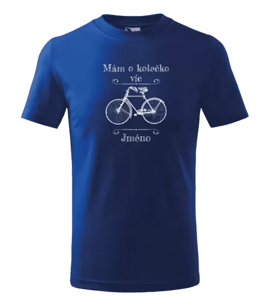 Dětské tričko Mám o kolečko víc se jménem