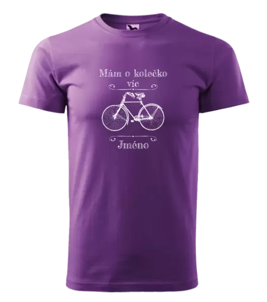 Pánské tričko Mám o kolečko víc se jménem