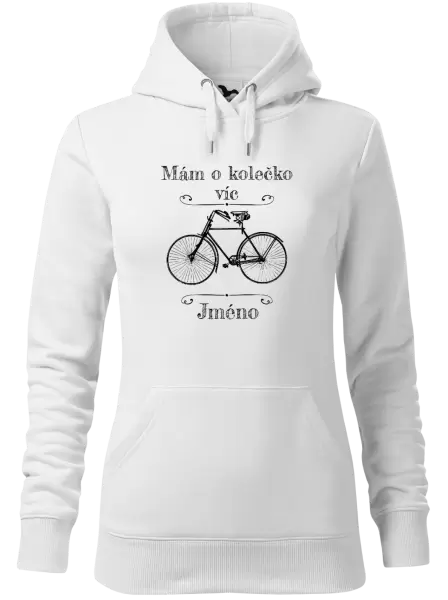 Dámská mikina Mám o kolečko víc se jménem