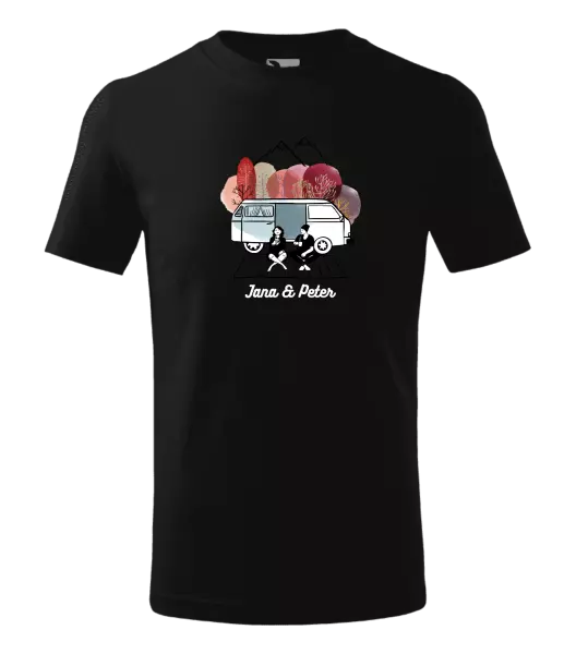 Detské tričko Podzimní kempování - vlastní jména - kopie