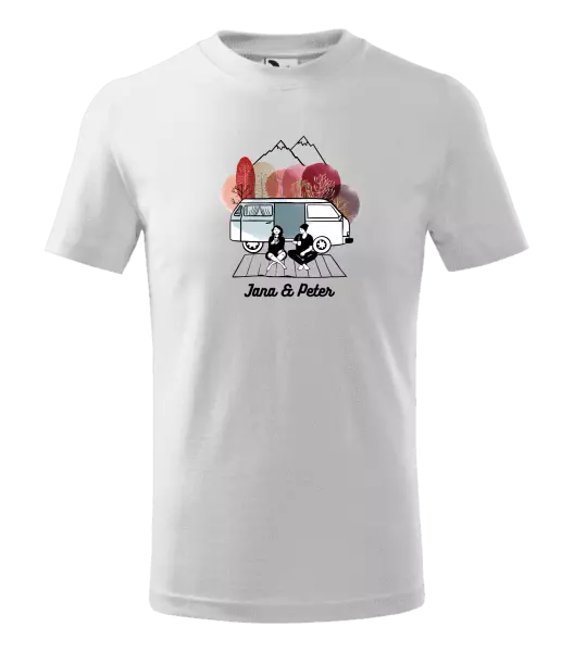 Detské tričko Podzimní kempování - vlastní jména - kopie