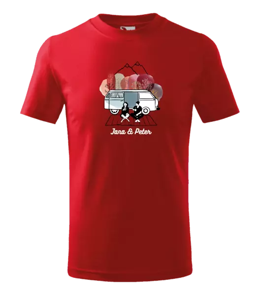 Detské tričko Podzimní kempování - vlastní jména - kopie