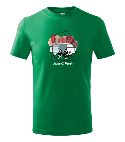 Detské tričko Podzimní kempování - vlastní jména - kopie