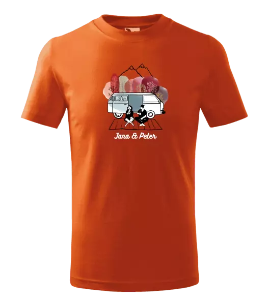 Detské tričko Podzimní kempování - vlastní jména - kopie