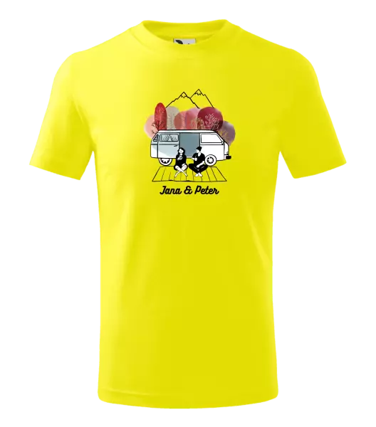 Detské tričko Podzimní kempování - vlastní jména - kopie