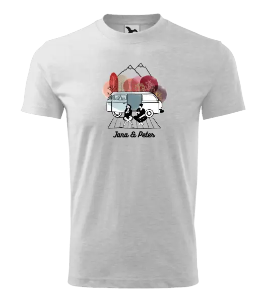 Detské tričko Podzimní kempování - vlastní jména - kopie