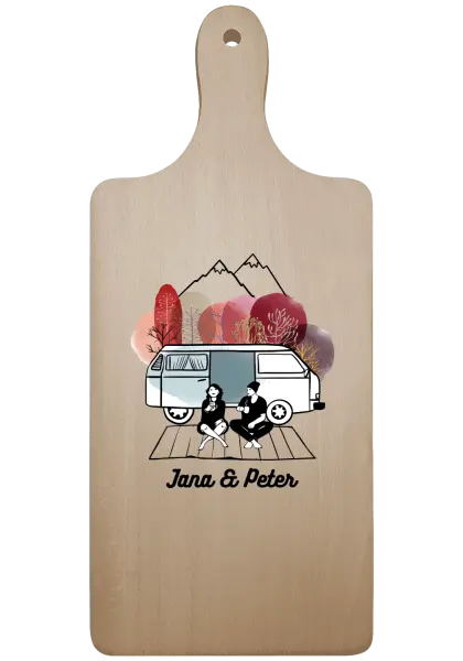 Doštička Podzimné kempovanie - vlastné mená