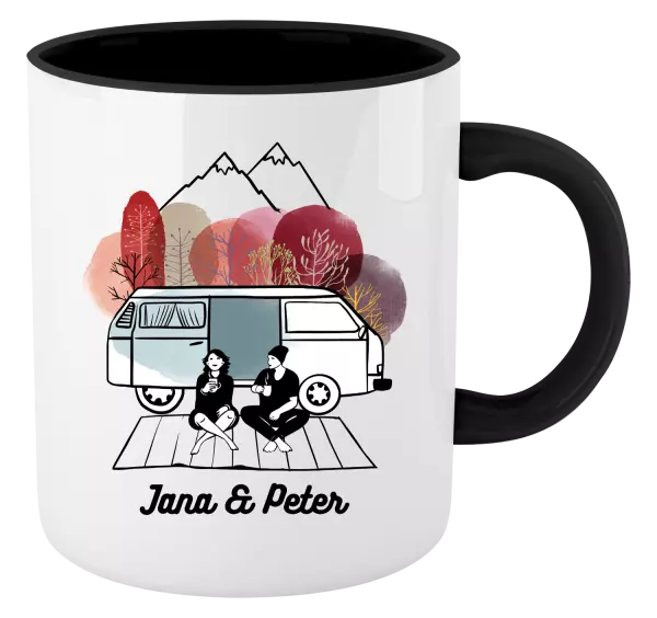 Hrnček  Podzimní kempování - vlastní jména - kopie