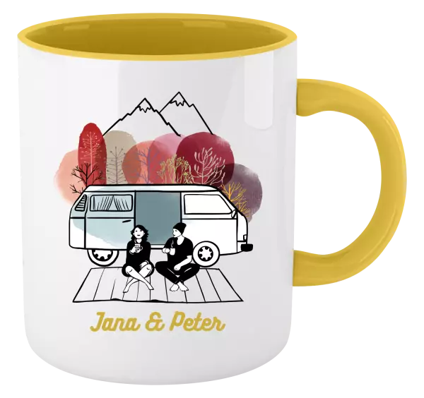 Hrnček  Podzimní kempování - vlastní jména - kopie