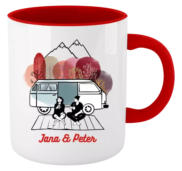 Hrnček  Podzimní kempování - vlastní jména - kopie