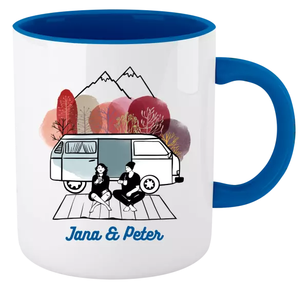 Hrnček  Podzimní kempování - vlastní jména - kopie