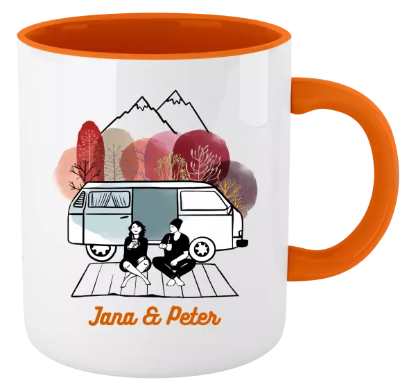 Hrnček  Podzimní kempování - vlastní jména - kopie