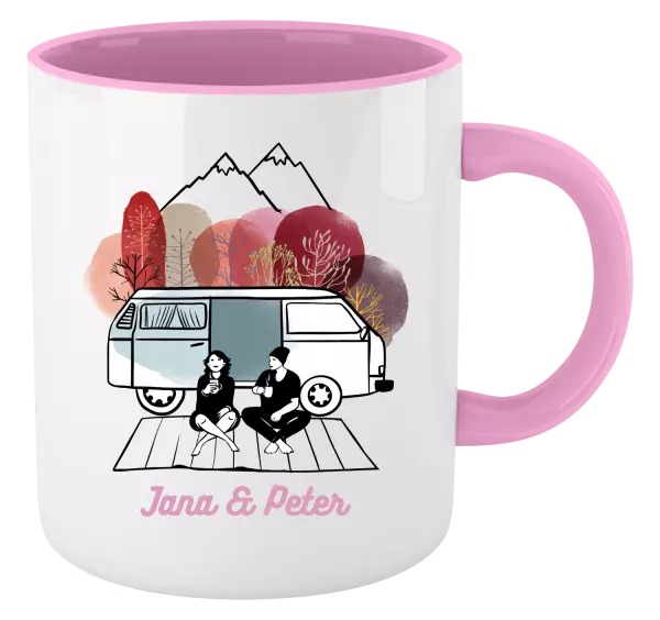 Hrnček  Podzimní kempování - vlastní jména - kopie