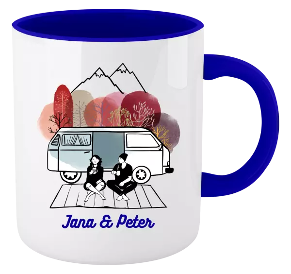 Hrnček  Podzimní kempování - vlastní jména - kopie