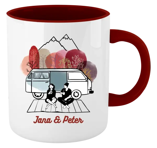 Hrnček  Podzimní kempování - vlastní jména - kopie