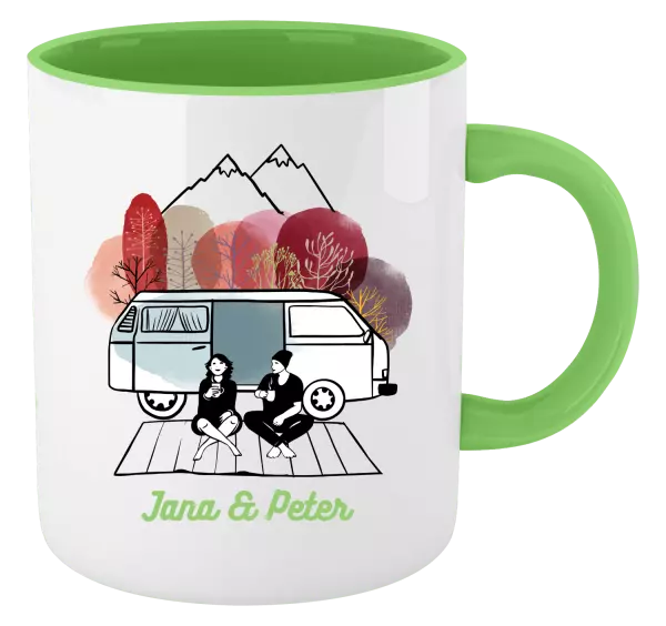 Hrnček  Podzimní kempování - vlastní jména - kopie