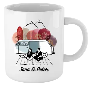 Hrnček Podzimní kempování - vlastní jména - kopie