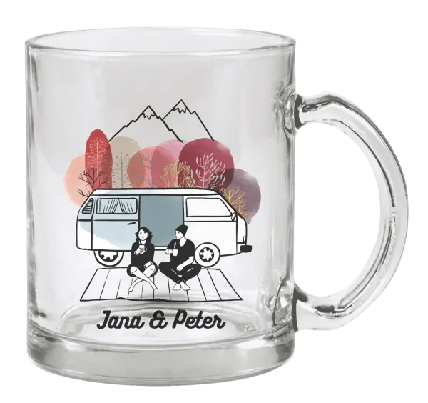 Hrnček Podzimné kempovanie - vlastné mená