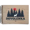 Drevený album s krúžkovou väzbou Dovolenka, rok