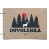 Drevený album so sponami Dovolenka, rok