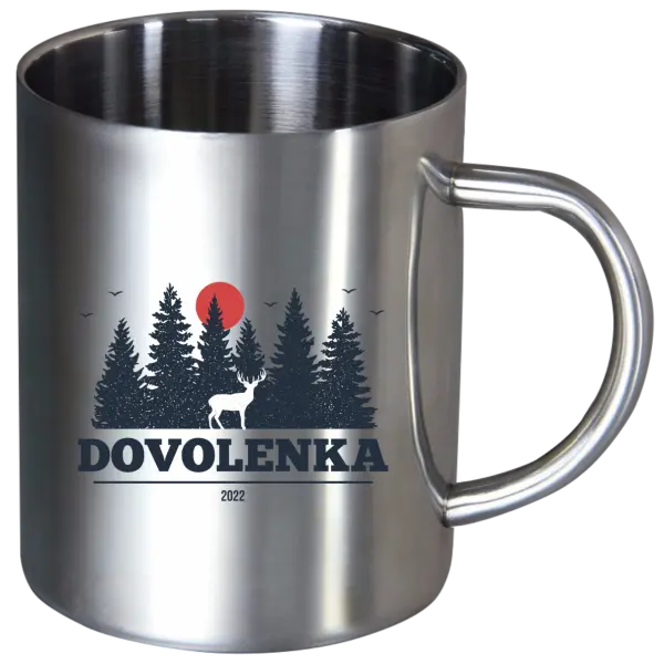 Nerezový hrnček Dovolená, rok - kopie