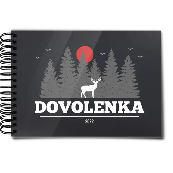 Plexi album s krúžkovou väzbou Dovolená, rok - kopie