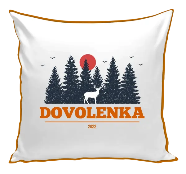 Vankúš Dovolená, rok - kopie